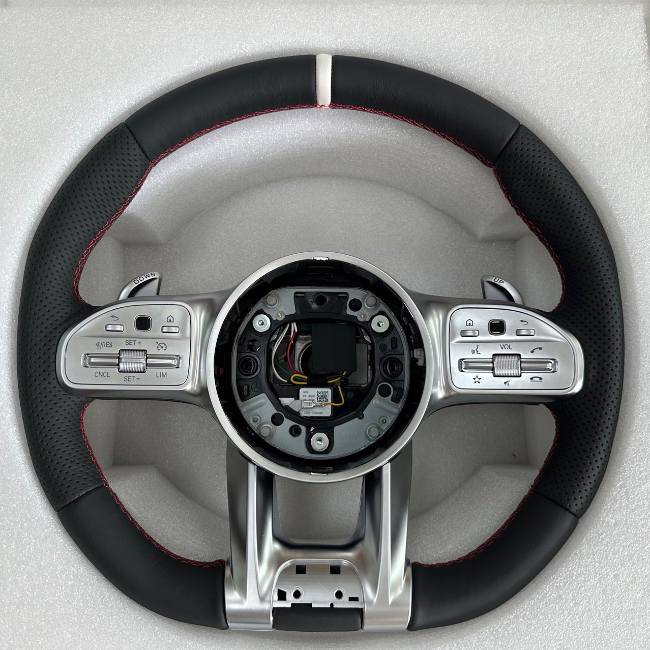 C CLASS W204 C63 W212 W218 W207 W172 SLK Matt Carbon Fiber Steering Wheel For Mercedes Benz AMG Car Steering Wheel