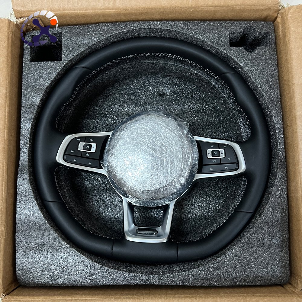 car steering wheel For Volkswagen Golf 7.5 GTI MK7 Polo GTS GTD GTE R Passat CC R-Line Carbon Fiber Steering Wheel