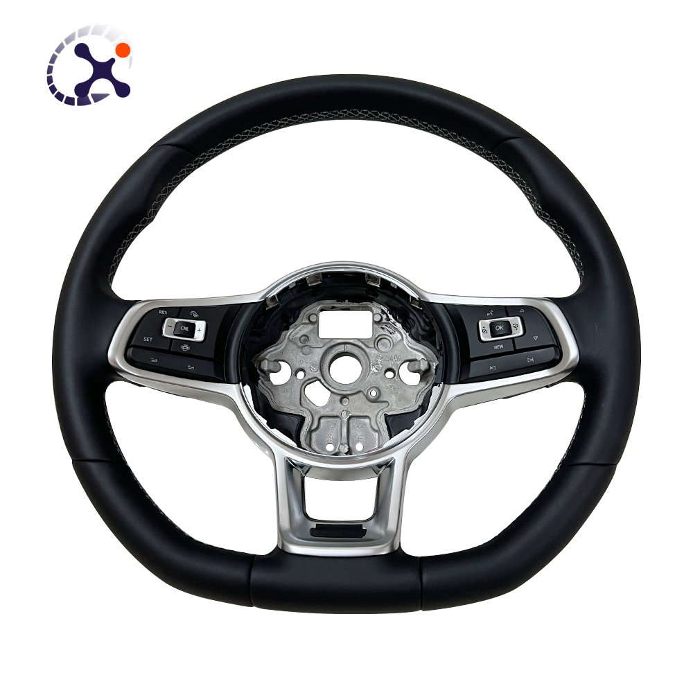 car steering wheel For Volkswagen Golf 7.5 GTI MK7 Polo GTS GTD GTE R Passat CC R-Line Carbon Fiber Steering Wheel