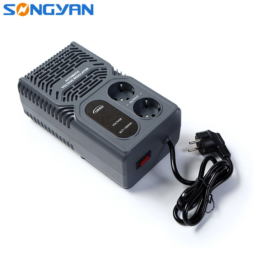 Wholesale 500VA LED Display Mini Relay Type Voltage Stabilizer with Dual Empty Socket