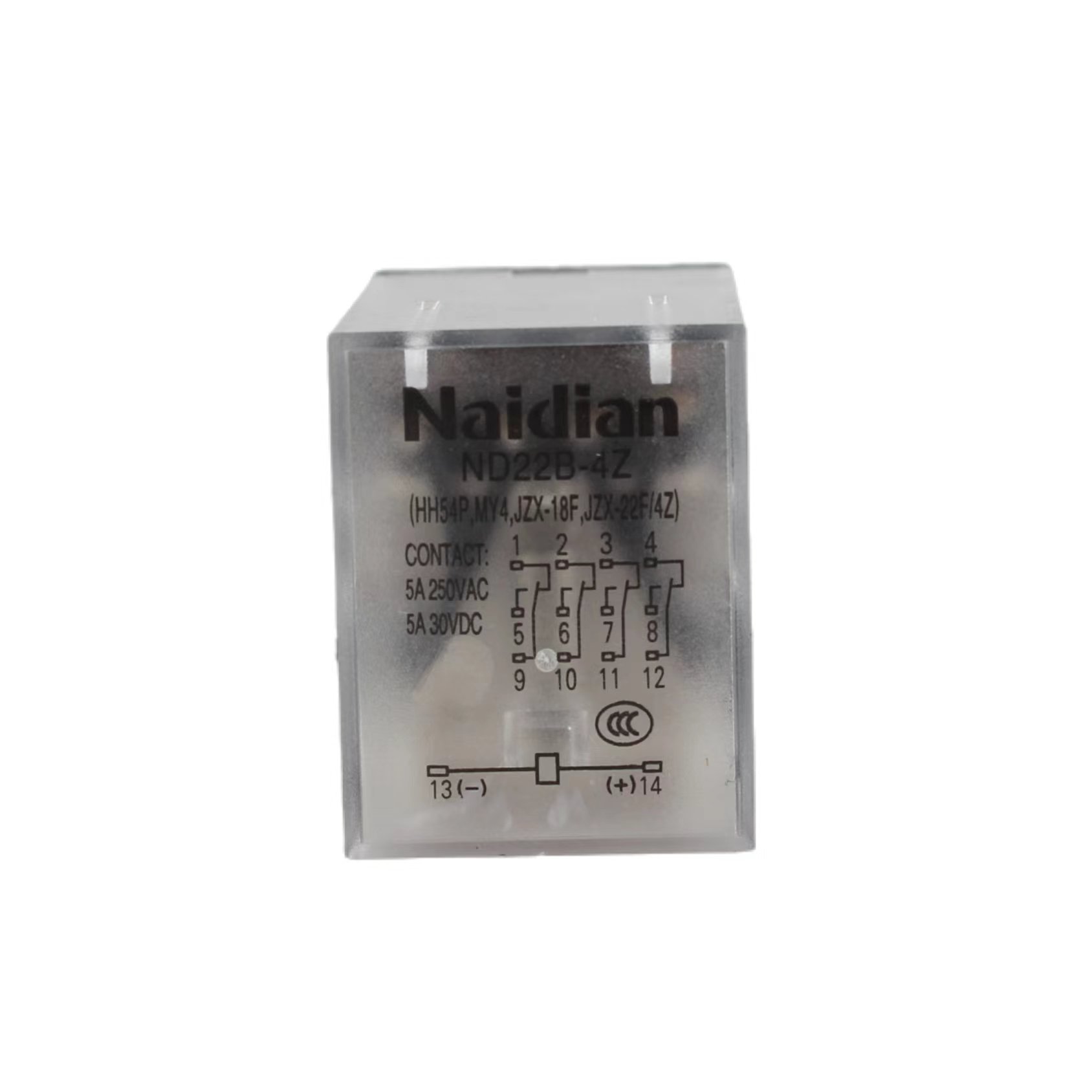 Relay Manufacturer Produce MY4 / HH54P Industrial 14pins 5A Customized Voltages Relays Miniature Universal Electromagnet Relay
