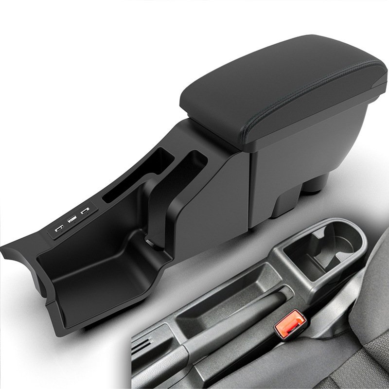 High Capacity Automobile Center Console Box Armrest Cushion Custom Car Armrest