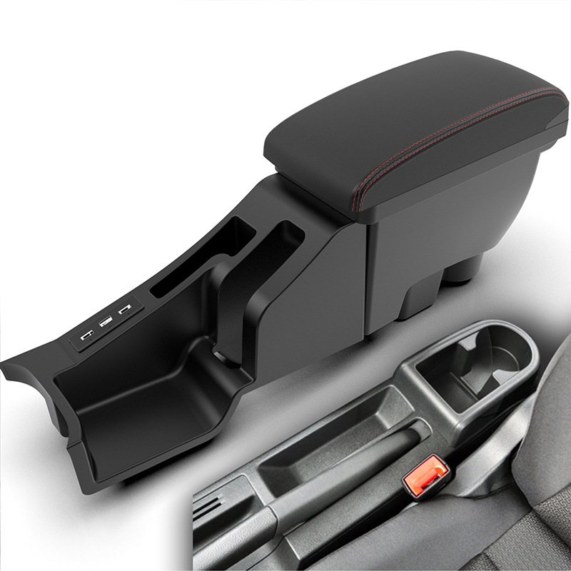 High Capacity Automobile Center Console Box Armrest Cushion Custom Car Armrest