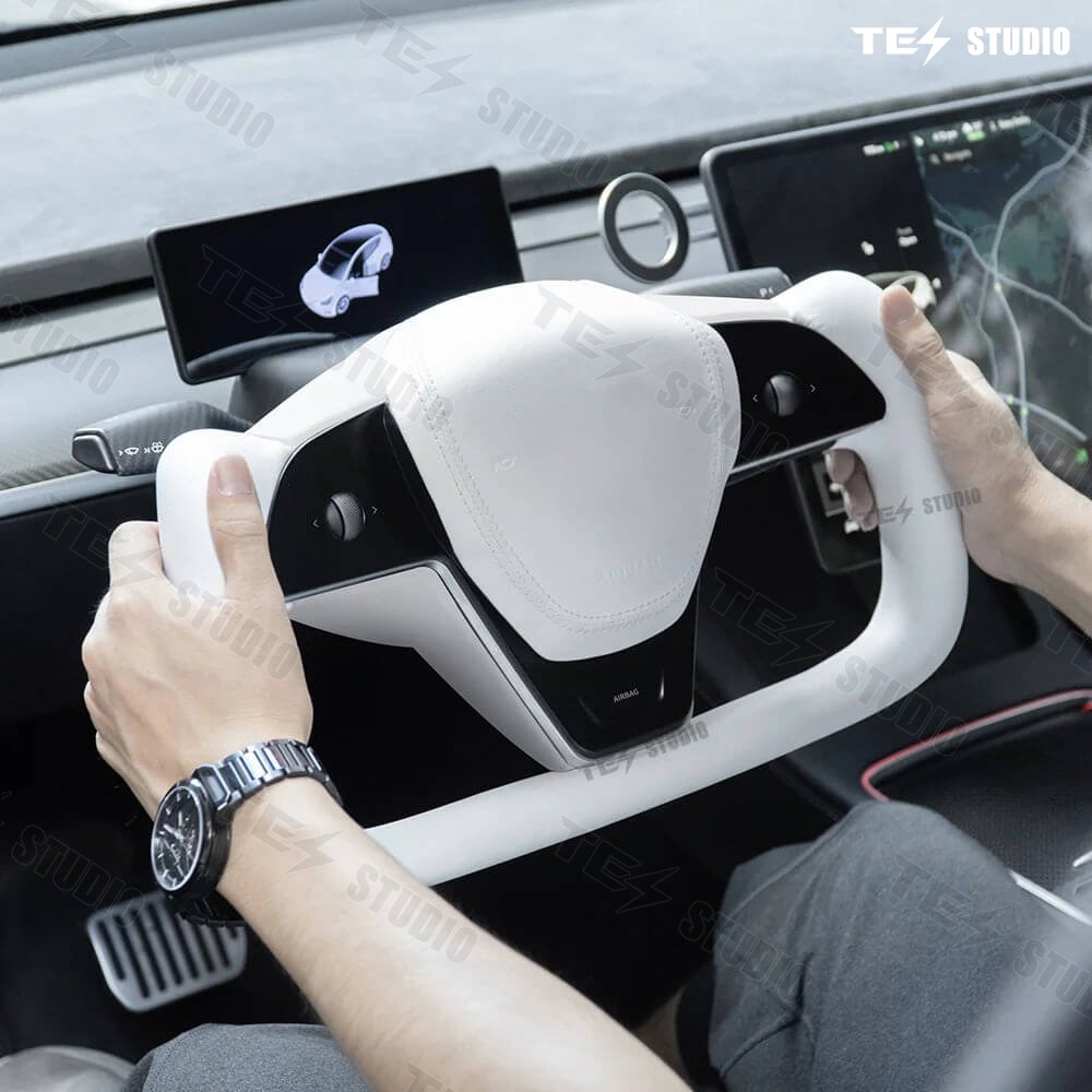 Racing Car Steering Wheels Modified Accessory for Tesla Model 3/Y /3 highland inspired as model S model X york steering wheels