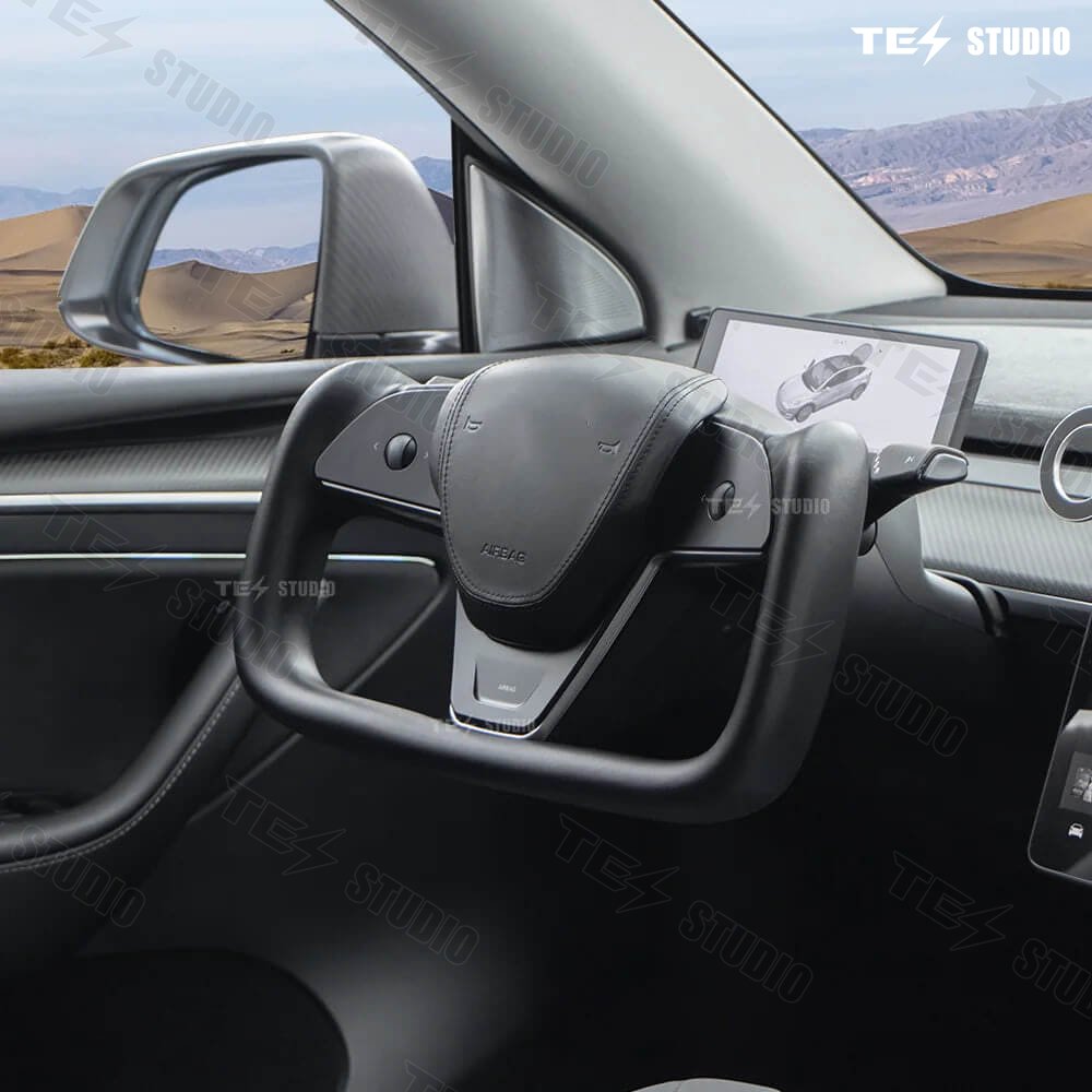 Racing Car Steering Wheels Modified Accessory for Tesla Model 3/Y /3 highland inspired as model S model X york steering wheels