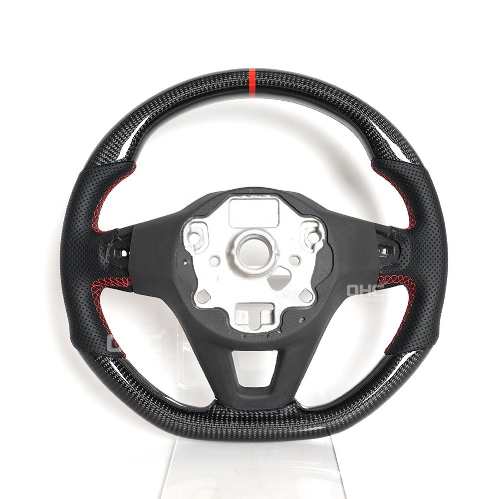 Steering Wheel Carbon For Vw Volkswagen Gti Mk8 Golf8 Golf 8 R Line Steering Wheel 2020-2024