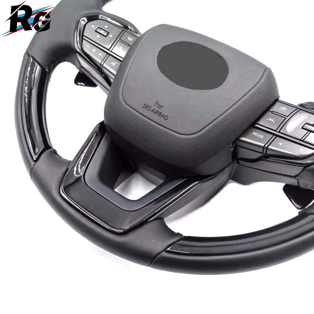 High Quality Sport 380MM Black Car Genuine Leather Steering Wheel For Toyota Lexus LX800