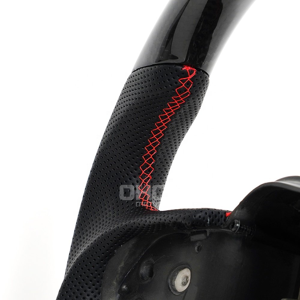 Us Local Stock Dry Carbon Fiber Steering Wheel For Challenger Dodge Charger Steering Wheel 2015 2016 2017 2018 2019 2020