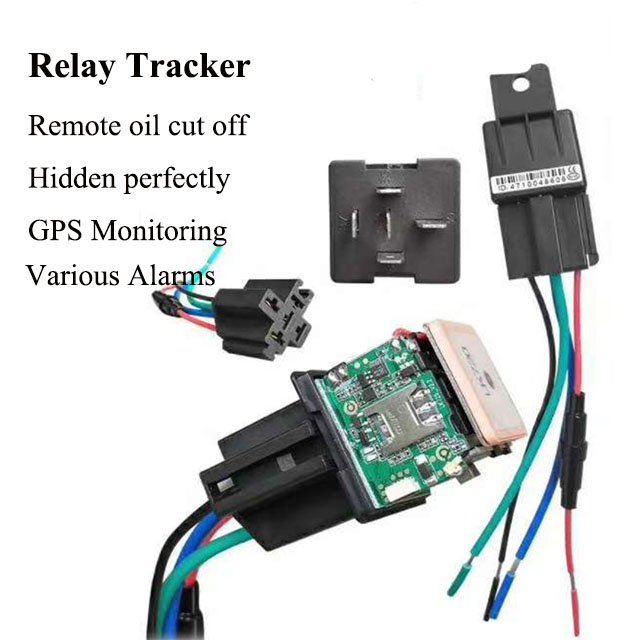 Factory 2G GSM Fuel Power Oil Cut off Wired Micro Tracking Device Vehicle Car Gps tracker Relay tracker