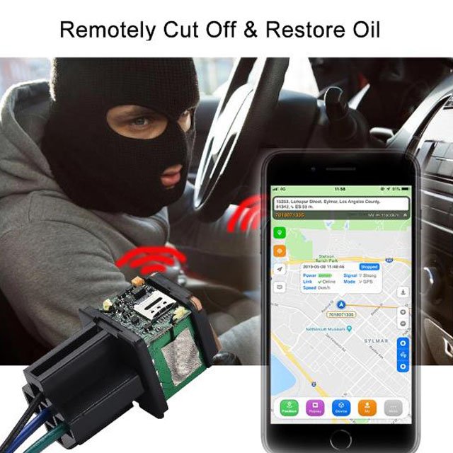 Factory 2G GSM Fuel Power Oil Cut off Wired Micro Tracking Device Vehicle Car Gps tracker Relay tracker