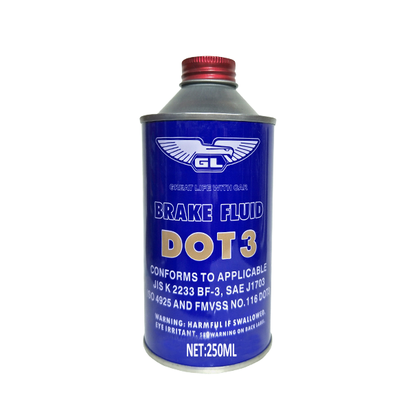 Strong Braking Performance Brake Fluid Dot3 Dot4 Bulk Anti Corrosion Thertmostability Bottle for Brake Fluid