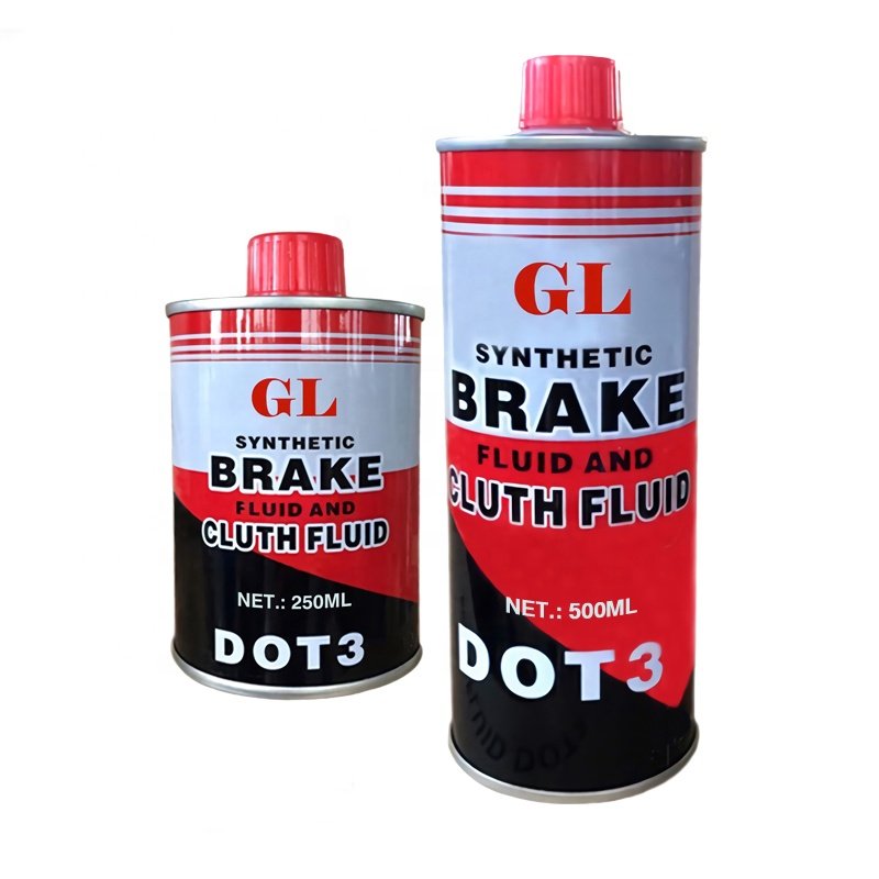 Strong Braking Performance Brake Fluid Dot3 Dot4 Bulk Anti Corrosion Thertmostability Bottle for Brake Fluid