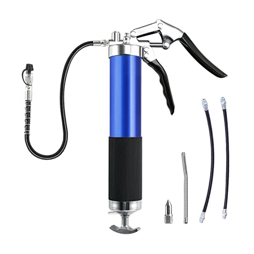 Factory Direct 400CC Pistol Grip Grease Gun, 6000 PSI Heavy Duty Pistol Grip Grease Gun Set