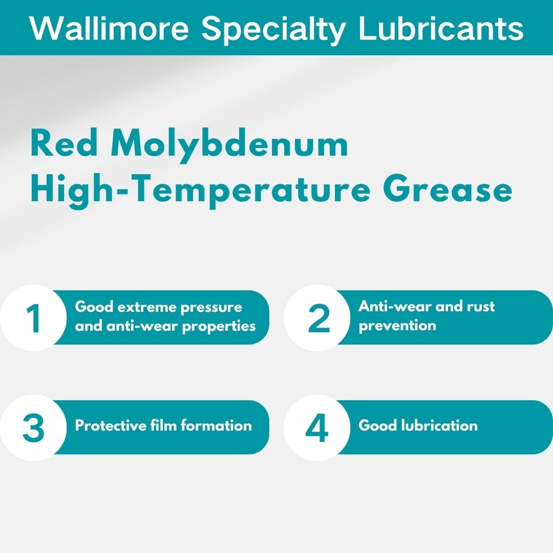 Advanced Ultra High Temperature Red Molybdenum Grease Enhanced Automotive Chassis Lubrication Vehicle Performance Base Oil