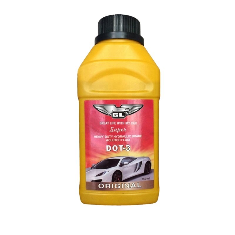Manufacturer Brake Fluid DOT 3 Machine Brake Fluid White Yellow Brake Oil