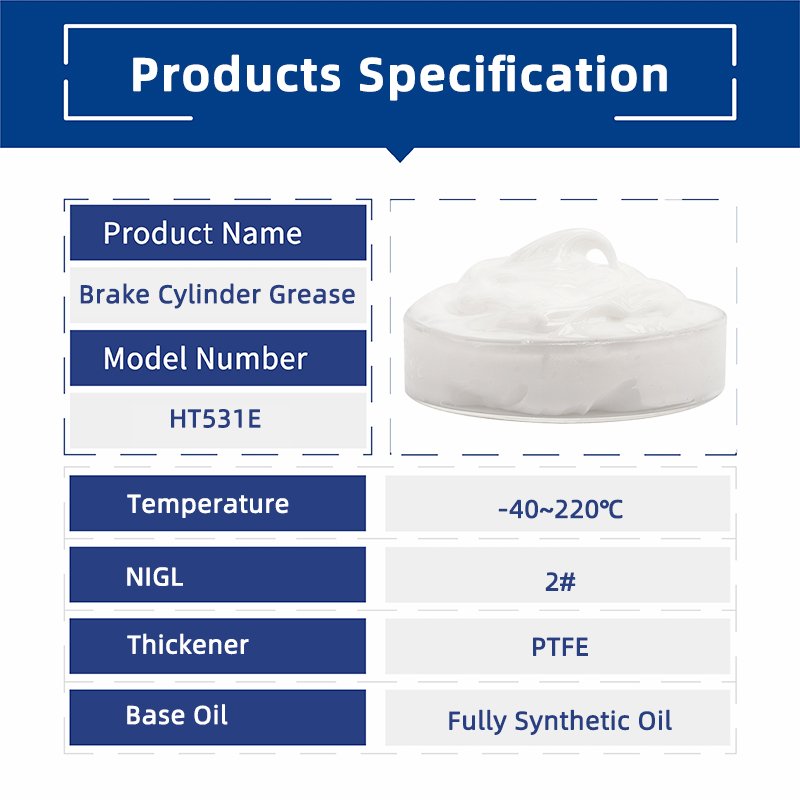 FRTLUBE Customized HT531 Brake Caliper Grease Brake Paste Anti Squeal Silicone Grease