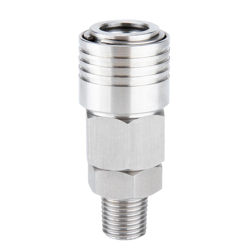 Industrial Quick Coupler Pneumatic Steel Socket Release in Inch Size Essential Part for Efficient Performance