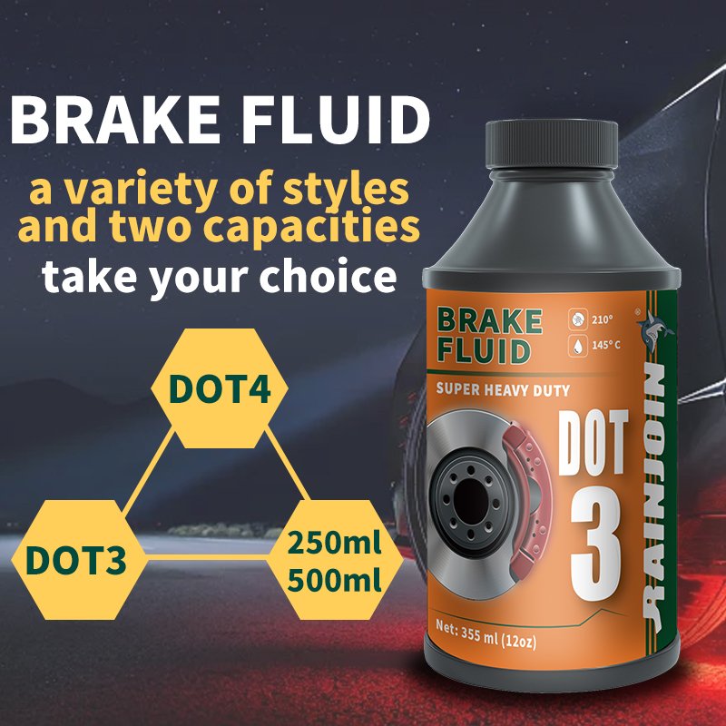 355 ml Brake Fluid Dot3 Brake Oil Brake System Cleaner Lubricant
