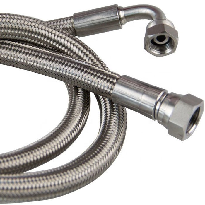 Ptfe Lined Flexible Hose Braided Stainless Steel Hose Ptfe Braided Hose
