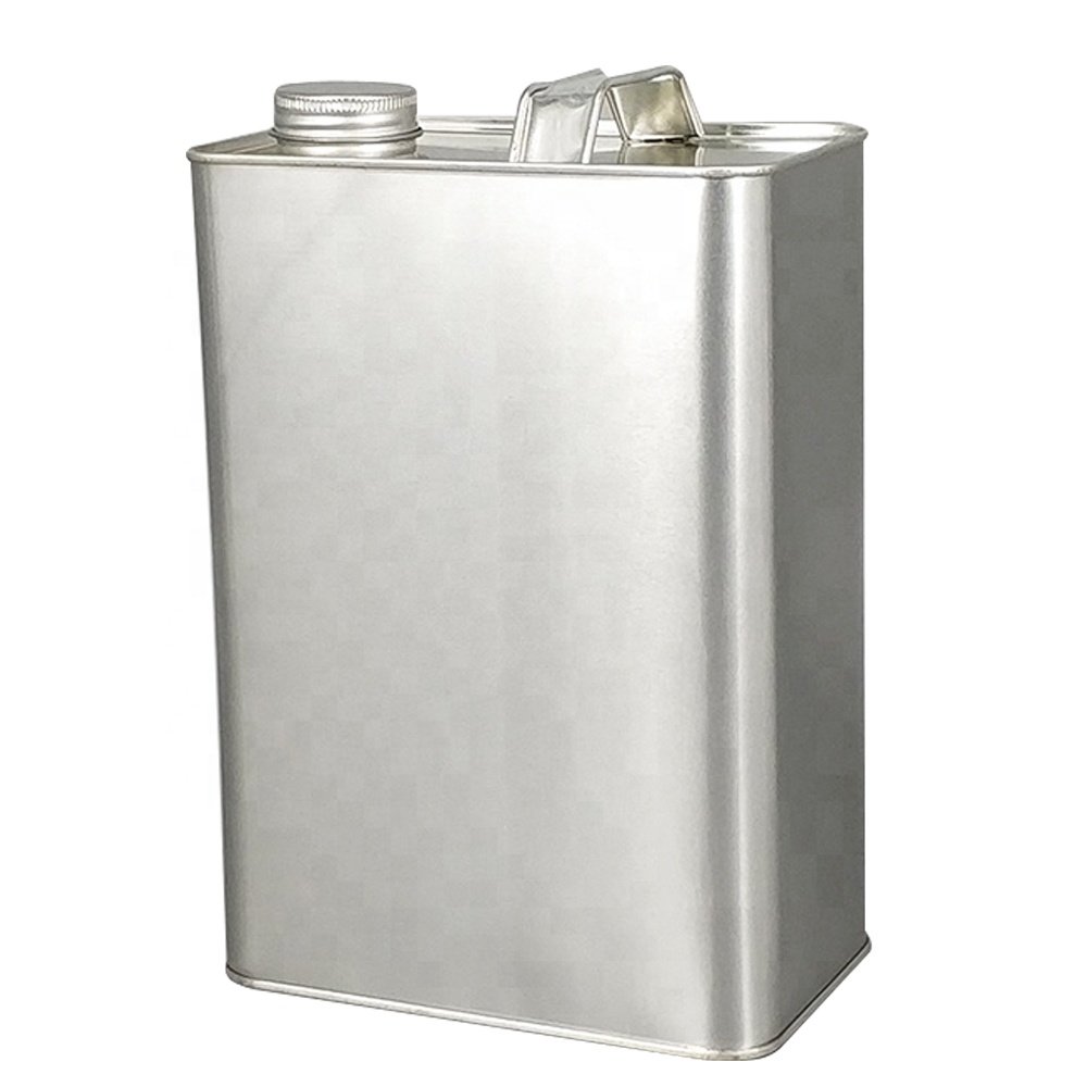 4 Liter Plain Empty Oil Cans For Engine Oil Motor Oil Brake Fluid