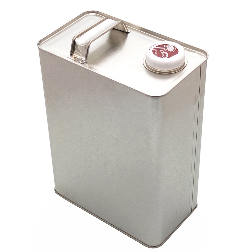 4 Liter Plain Empty Oil Cans For Engine Oil Motor Oil Brake Fluid