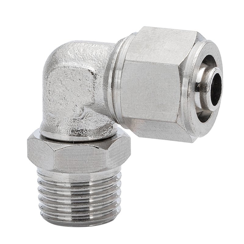 KNPC Straight Type Brass Quick Twist Quick Swivel Compression Pneumatic Air Hose Fitting