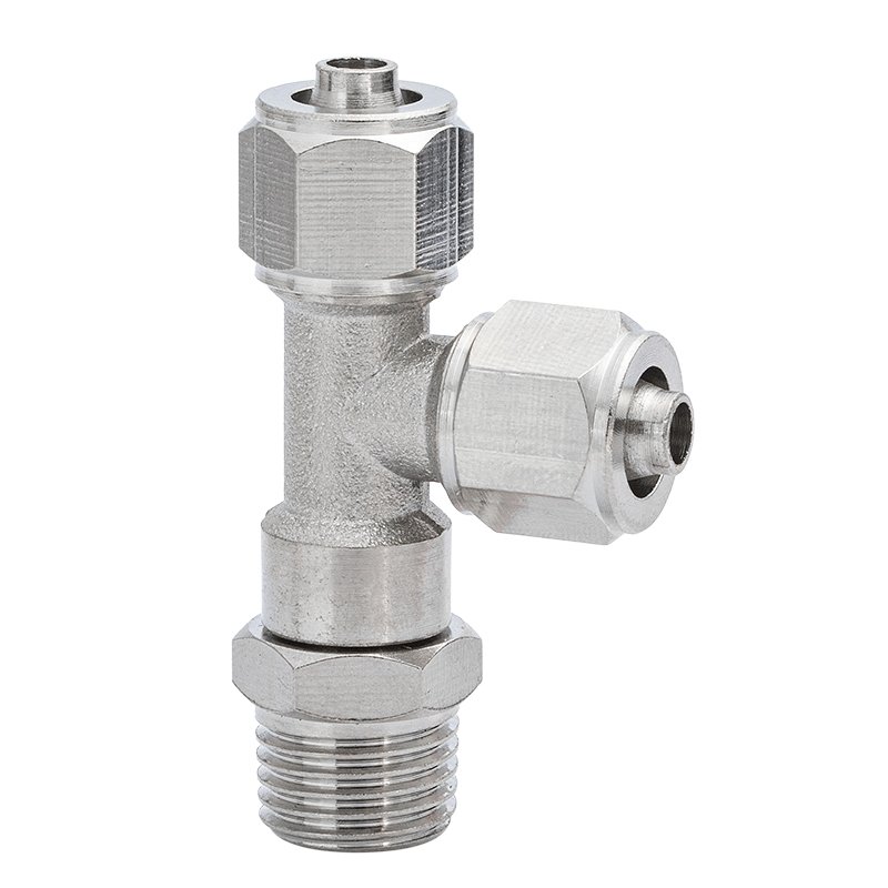 KNPC Straight Type Brass Quick Twist Quick Swivel Compression Pneumatic Air Hose Fitting