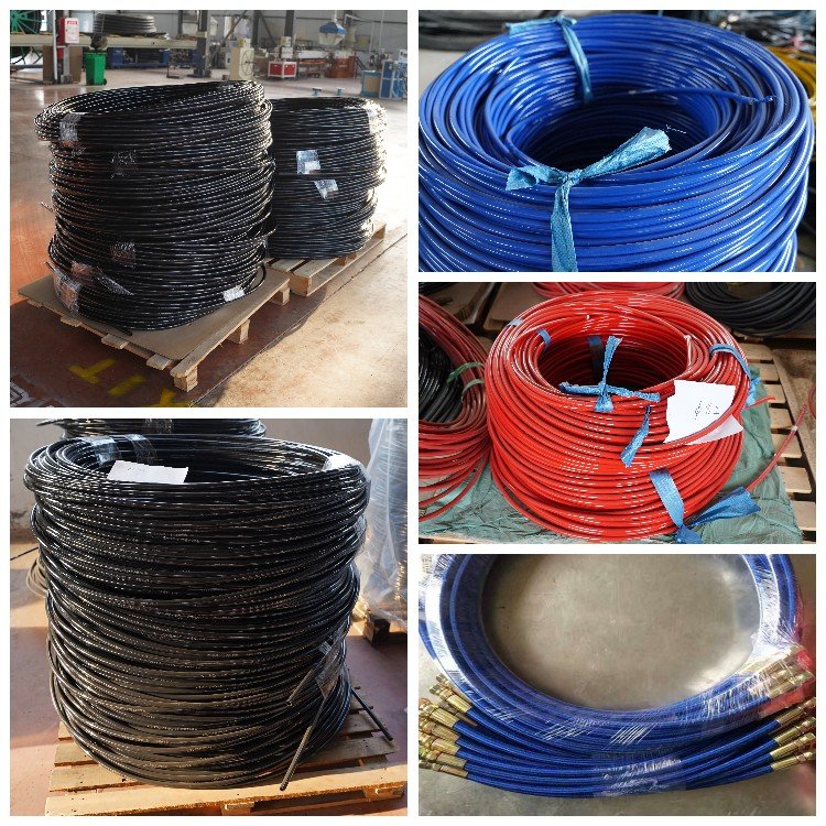 Ultra High Pressure Thermoplastic Hose for Water Jetting Hydraulic and Pneumatics, Forklift, Lubrication, Fire Resistant Fluids