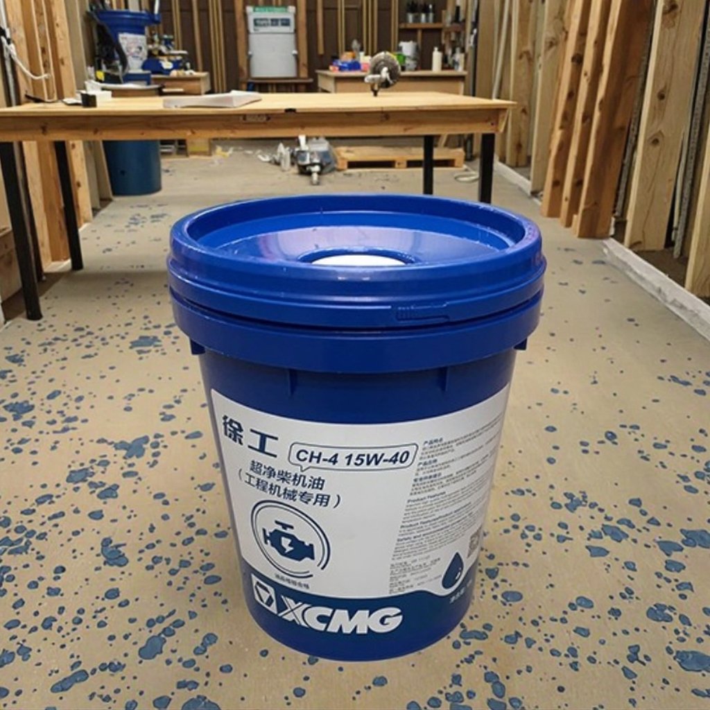 CH-4 15W-40 Diesel Engine Oil (18L) - Heavy Duty Lubricant For Construction Machinery, Excavators & Truck Engines