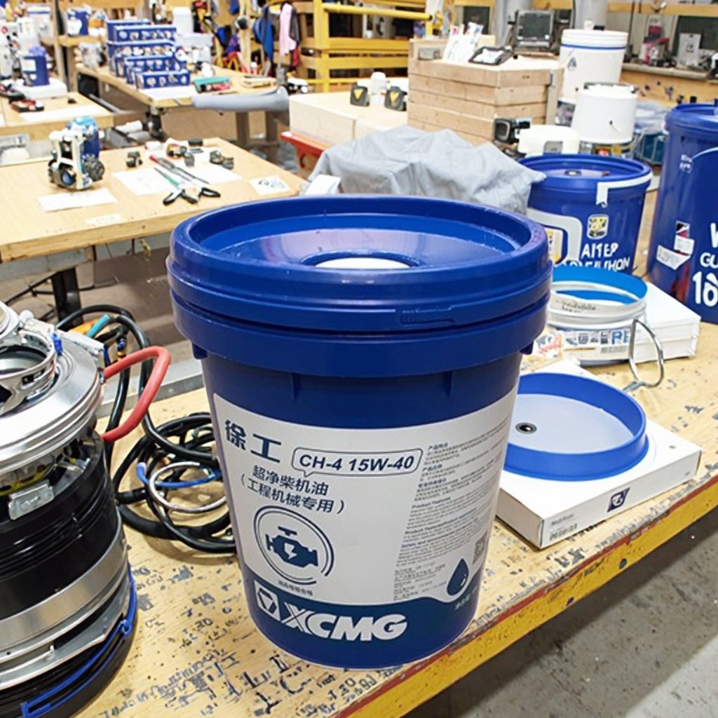 CH-4 15W-40 Diesel Engine Oil (18L) - Heavy Duty Lubricant For Construction Machinery, Excavators & Truck Engines