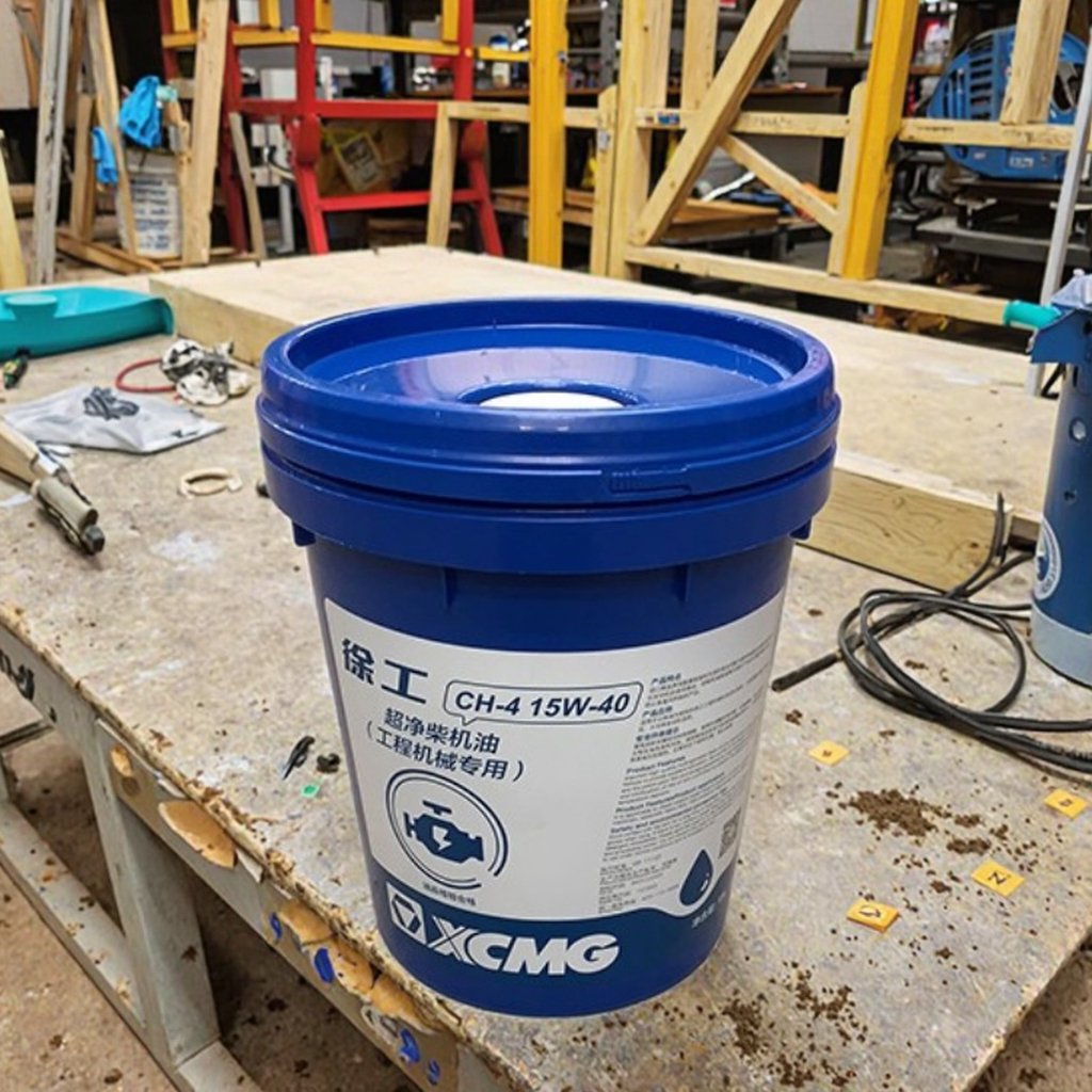 CH-4 15W-40 Diesel Engine Oil (18L) - Heavy Duty Lubricant For Construction Machinery, Excavators & Truck Engines