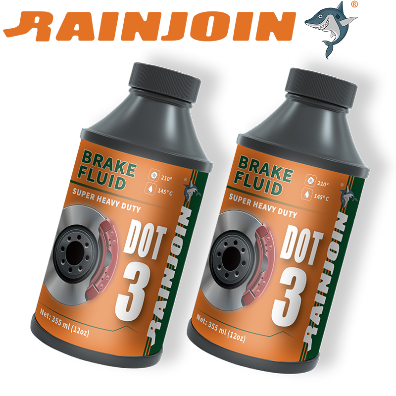 Bulk Supply OEM DOT3 Brake Fluid 355ml Anti-Corrosion Lubricant Oil for Electric Cars