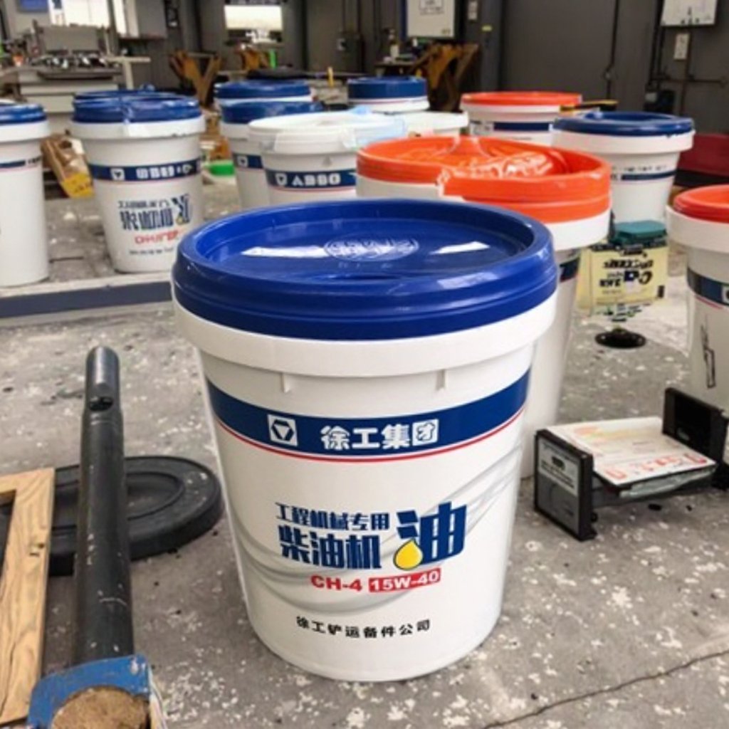 CH-4 15W-40 Diesel Engine Oil (16L) - Heavy Duty Lubricant For Excavators, Loaders & Construction Machinery