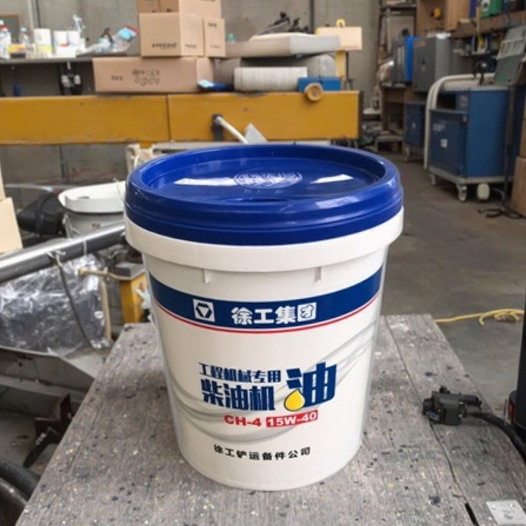 CH-4 15W-40 Diesel Engine Oil (16L) - Heavy Duty Lubricant For Excavators, Loaders & Construction Machinery