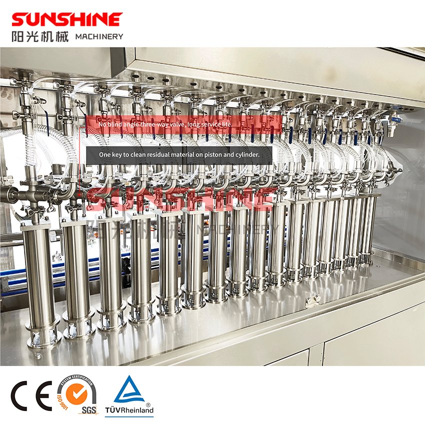 Fully Automatic Gear Lubricants Oil Motor Engine Oil Bottle Filler Filling Capping and Labeling Packing Machine Production Line