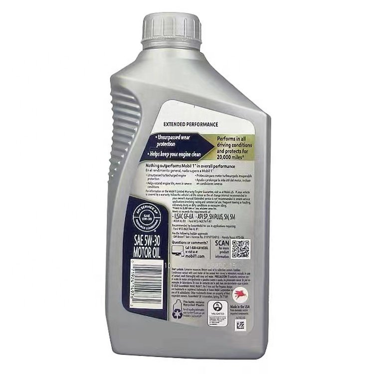 High Quality 1L 5w30 Extended Performance Advanced Full Synthetic Long Acting Gasoline Lubricant Motor Engine Oil For Cars