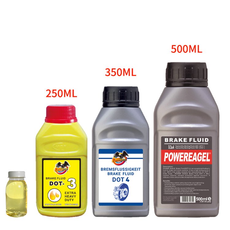High Performance Semisynthetic Brake System Brake Fluid Oil Synthetic Brake Fluid