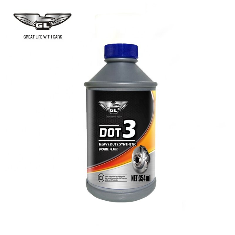350ML Car Brake Fluid DOT 4 Brake Liquid DOT 3 for Disc Drums