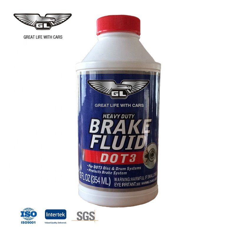 350ML Car Brake Fluid DOT 4 Brake Liquid DOT 3 for Disc Drums