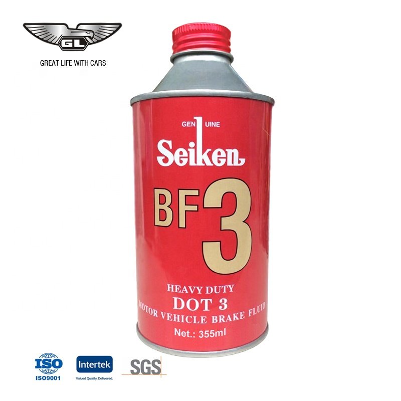 Auto Lubricant Brake Fluid Glycol Oil in Tin Cans High Boiling Point Brake Lubricant