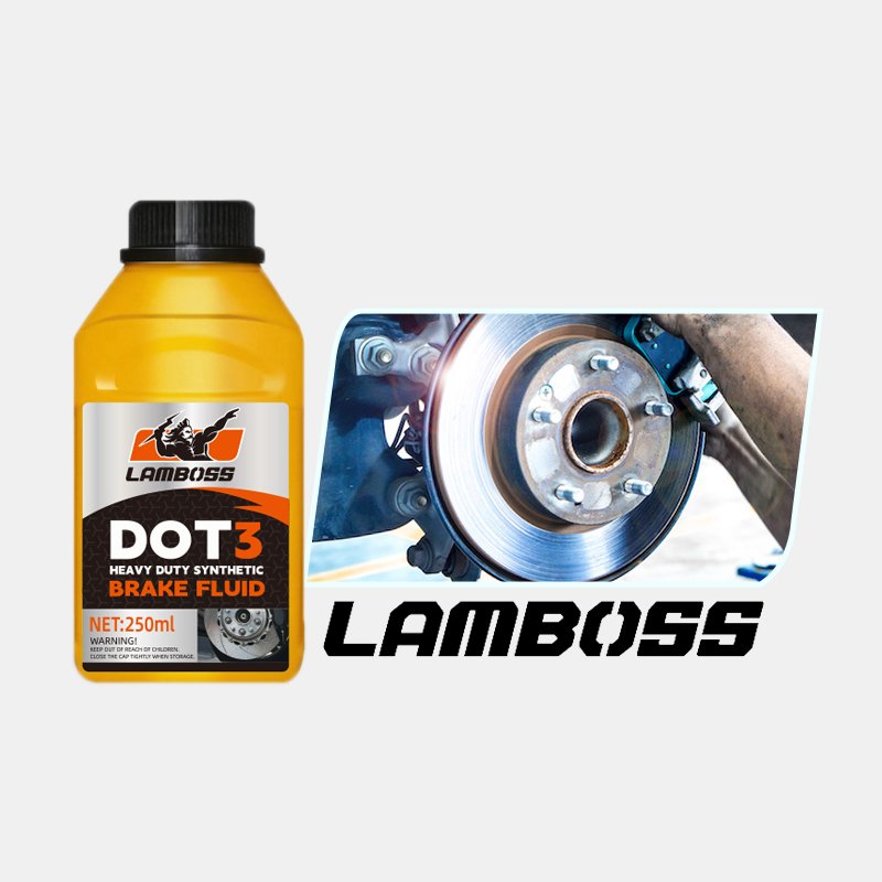 Brake Fluid Factory Wholesale Dot4 Lubricant Clutch Synthetic Oil Lubricant Oil 500ml Brake Fluid Dot3