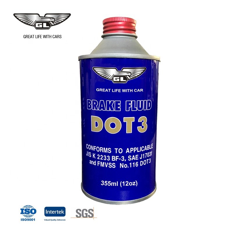 Factory Price Car Brake Fluid DOT 3 DOT 4 Hydraulic Brake Clutch Fluid