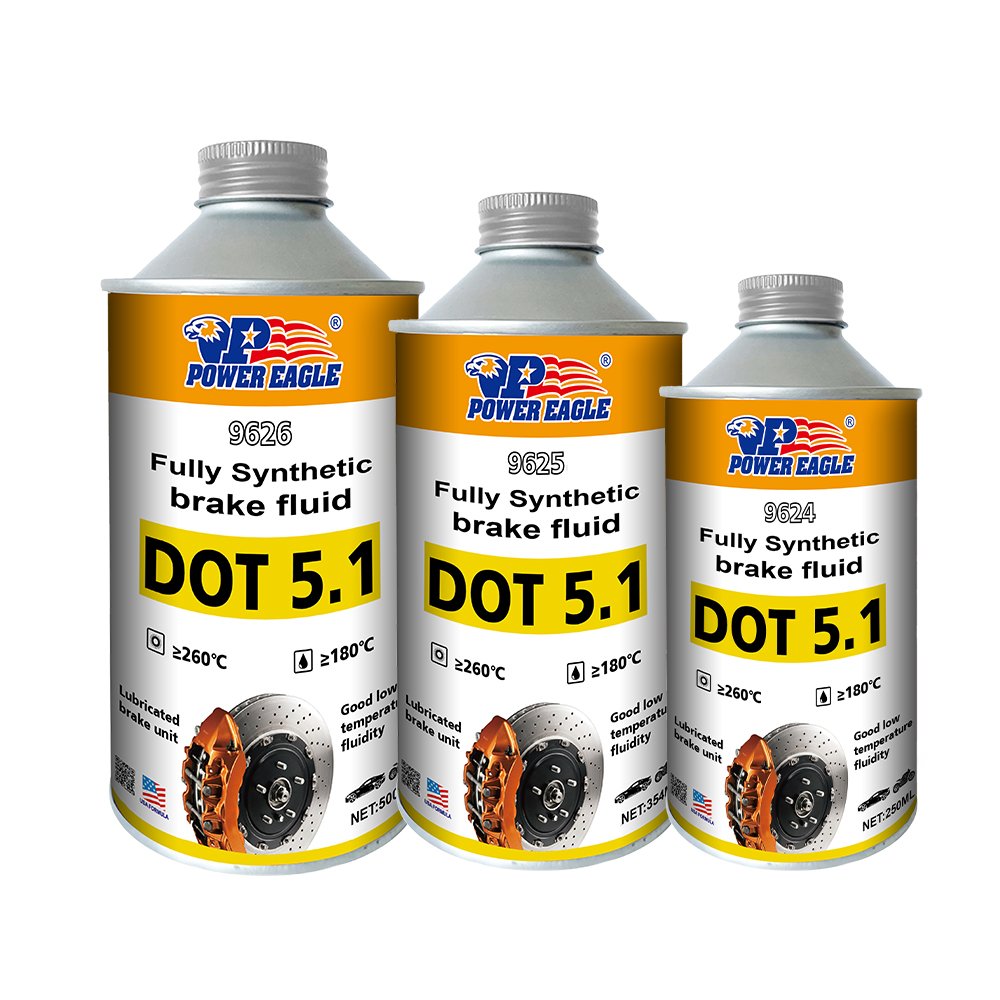 High Performance 500ml Brake Fluid DOT 5.1 Brake Oil Manufacture OEM Brake Fluid Lubricant Cleaner & Wash Car Care