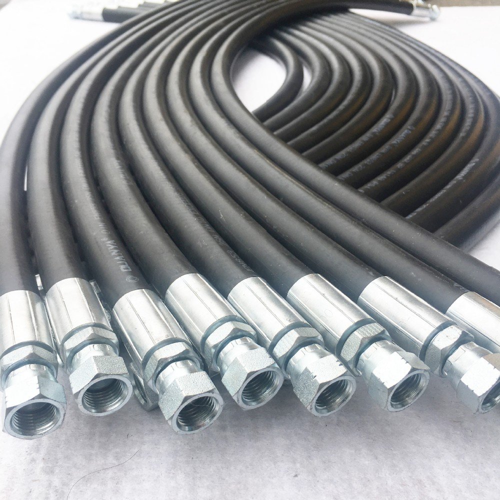 Best Quality Flexible vapor Recovery Grease Gun Hose Vacuum Cleaner Hydraulic Rubber Hose Assembly