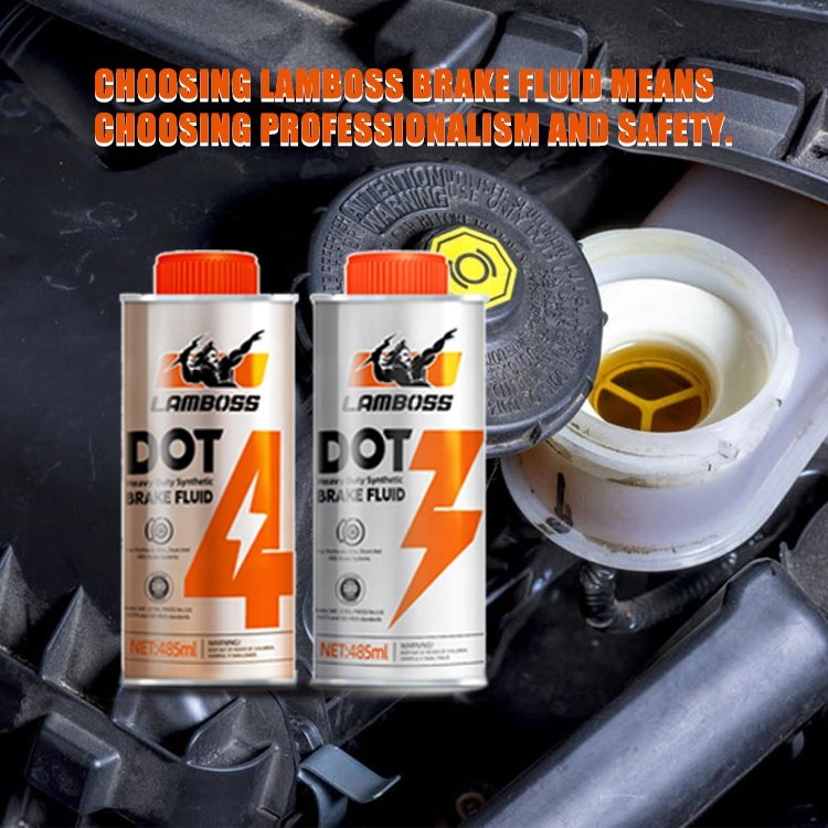 Car Care Products Brake Oil Dot4/dot3 Oil in Brake Fluid for Cars Heavy Duty 250ml 355ml 485ml 500ml