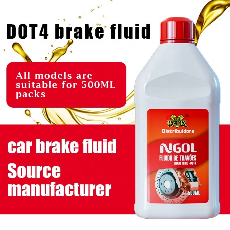 Car Brake Lubricants Oil Clutch Fluid 500ml/250ml Fully Synthetic Dot3 Brake Fluid Dot3