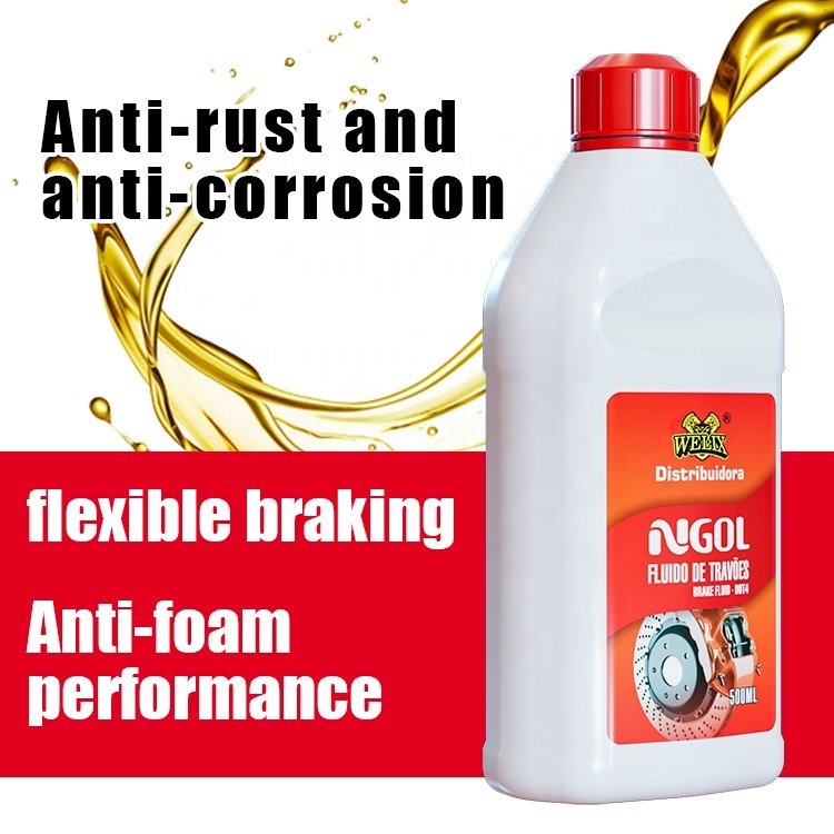 Car Brake Lubricants Oil Clutch Fluid 500ml/250ml Fully Synthetic Dot3 Brake Fluid Dot3