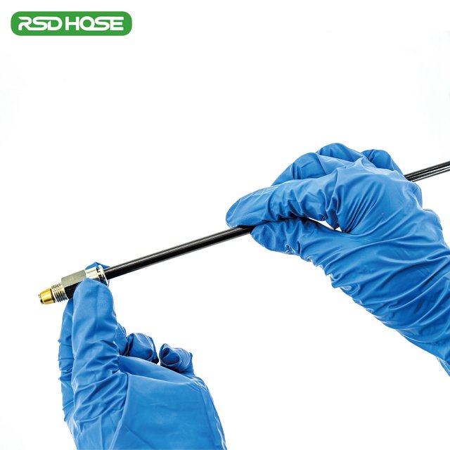 Black 270bar High-Pressure Lubrication Nylon Tube Lubrication Hose, Punch Press Lubrication Nylon Oil Tube