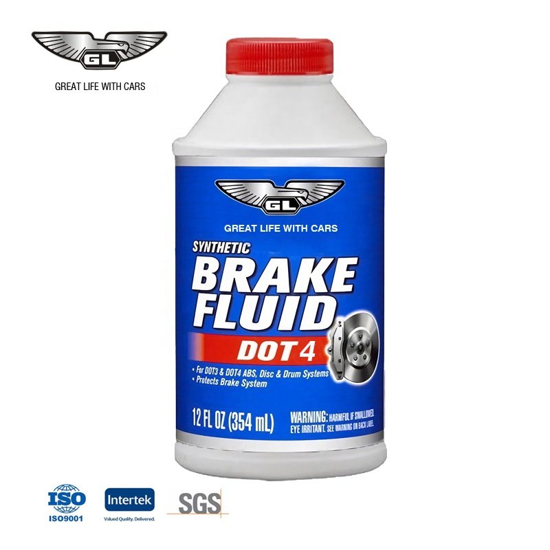 Brake Oil Wholesale Factory Price Bulk Brake Fluid 354ml DOT4 Brake Fluid T4