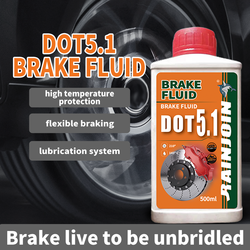 Wholesale Price DOT5.1 500ml Automotive Brake Fluid for ABS Braking Systems in Car